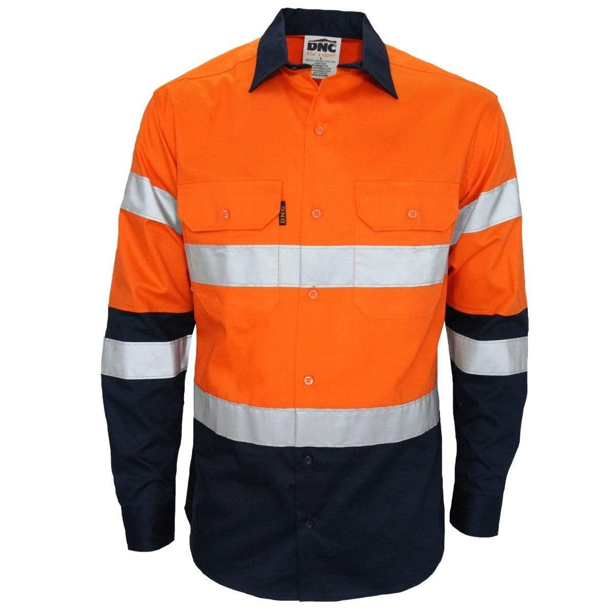 DNC Workwear Work Wear DNC WORKWEAR Hi-Vis 2-tone Bio-Motion Taped Shirt 3976