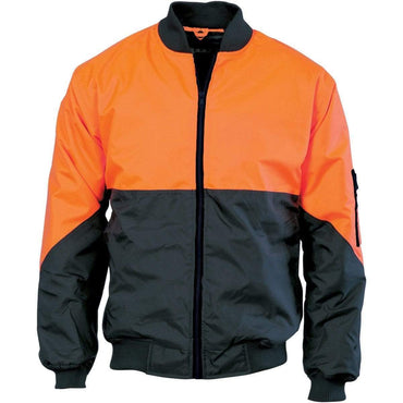 DNC Workwear Work Wear Orange/Navy / XS DNC WORKWEAR Hi-Vis 2 Tone Day Bomber Jacket 3761