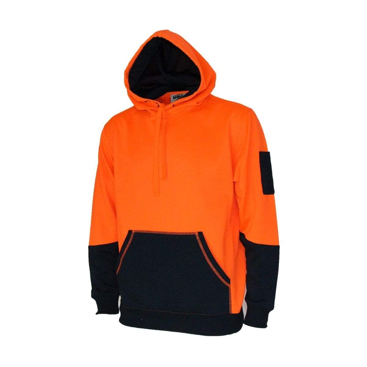 DNC Workwear Work Wear DNC WORKWEAR Hi-Vis 2 Tone Super Fleecy Hoodie 3721