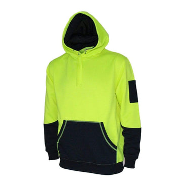 DNC Workwear Work Wear DNC WORKWEAR Hi-Vis 2 Tone Super Fleecy Hoodie 3721