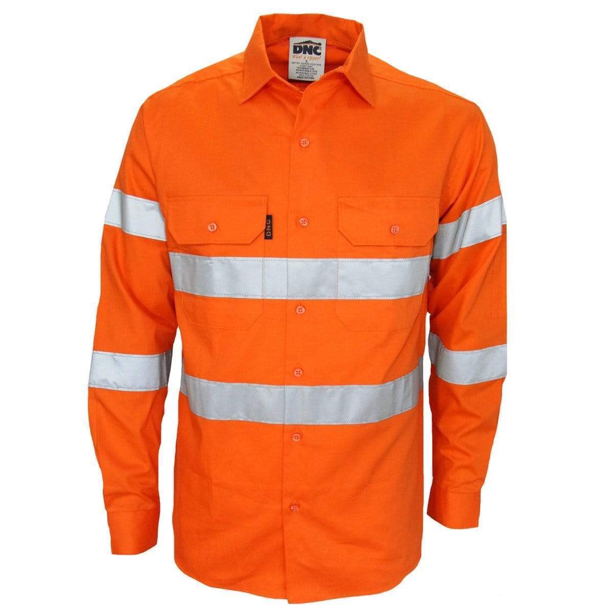 DNC Workwear Work Wear DNC WORKWEAR Hi-Vis Bio-Motion Taped Shirt 3977