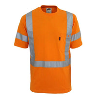 DNC Workwear Work Wear DNC WORKWEAR Hi-Vis Cotton Taped Tee 3917