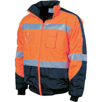 DNC Workwear Work Wear Orange/Navy / XS DNC WORKWEAR Hi-Vis D/N Contrast Bomber Jacket 3992