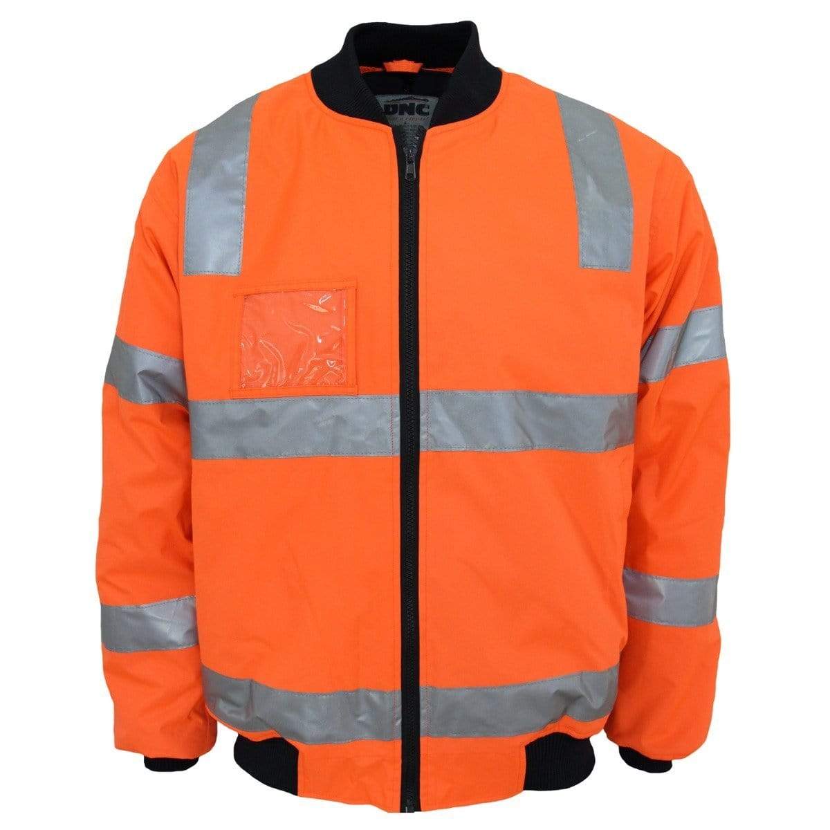 DNC Workwear Work Wear Orange / XS DNC WORKWEAR Hi-Vis Hoop pattern Flying jacket Bio-Motion Tape 3769