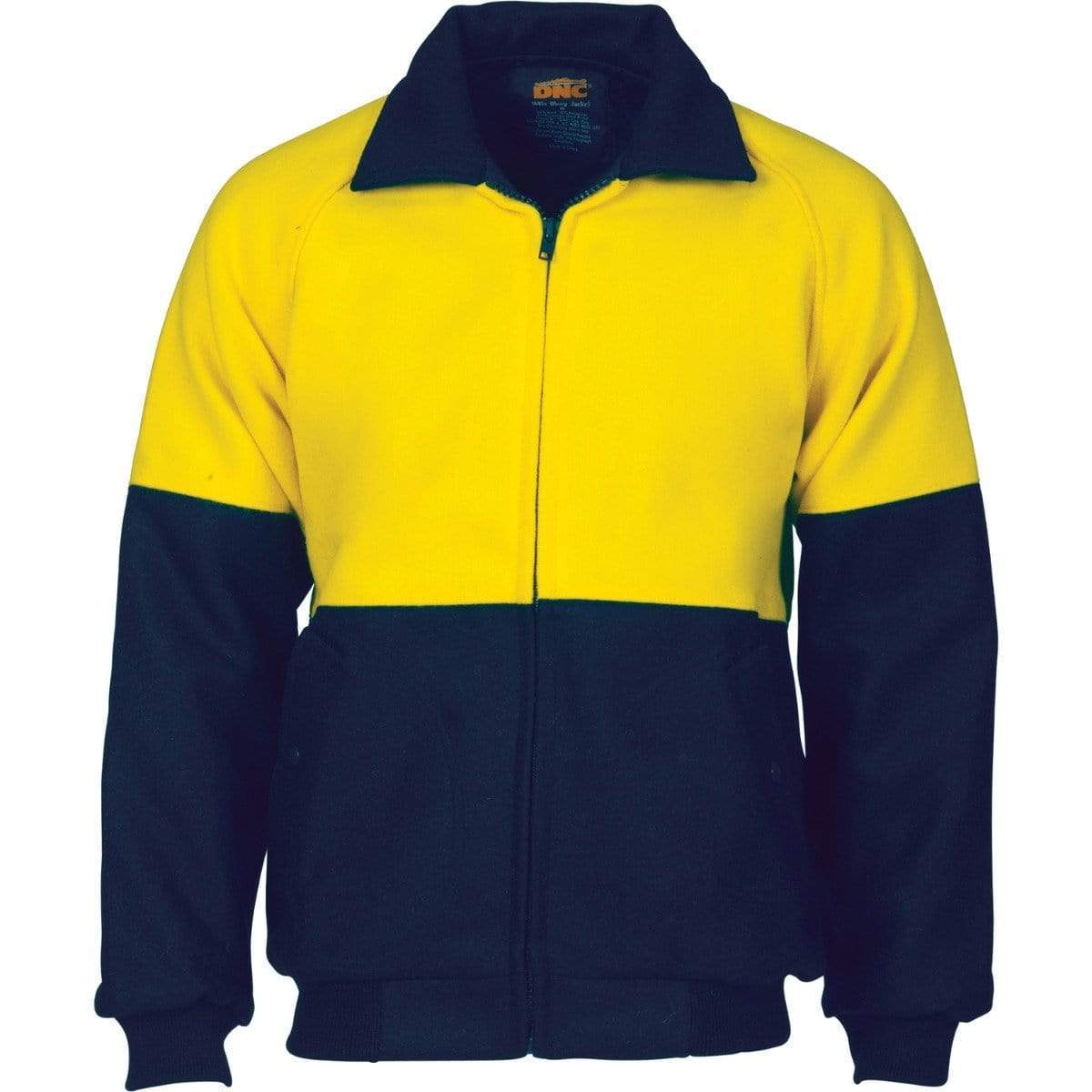 DNC Workwear Work Wear Yellow/Navy / S DNC WORKWEAR Hi-Vis Two-Tone Bluey Bomber Jacket 3869