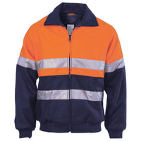 DNC Workwear Work Wear Orange/Navy / S DNC WORKWEAR Hi-Vis Two-Tone Bluey Bomber Jacket with 3M Reflective Tape 3859