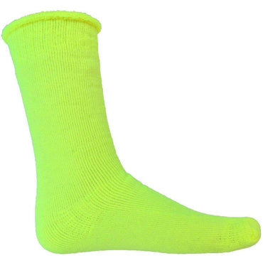 DNC Workwear Work Wear Yellow / 2-5 DNC WORKWEAR Hi-Vis Woollen Socks - 3 Pair Pack S103