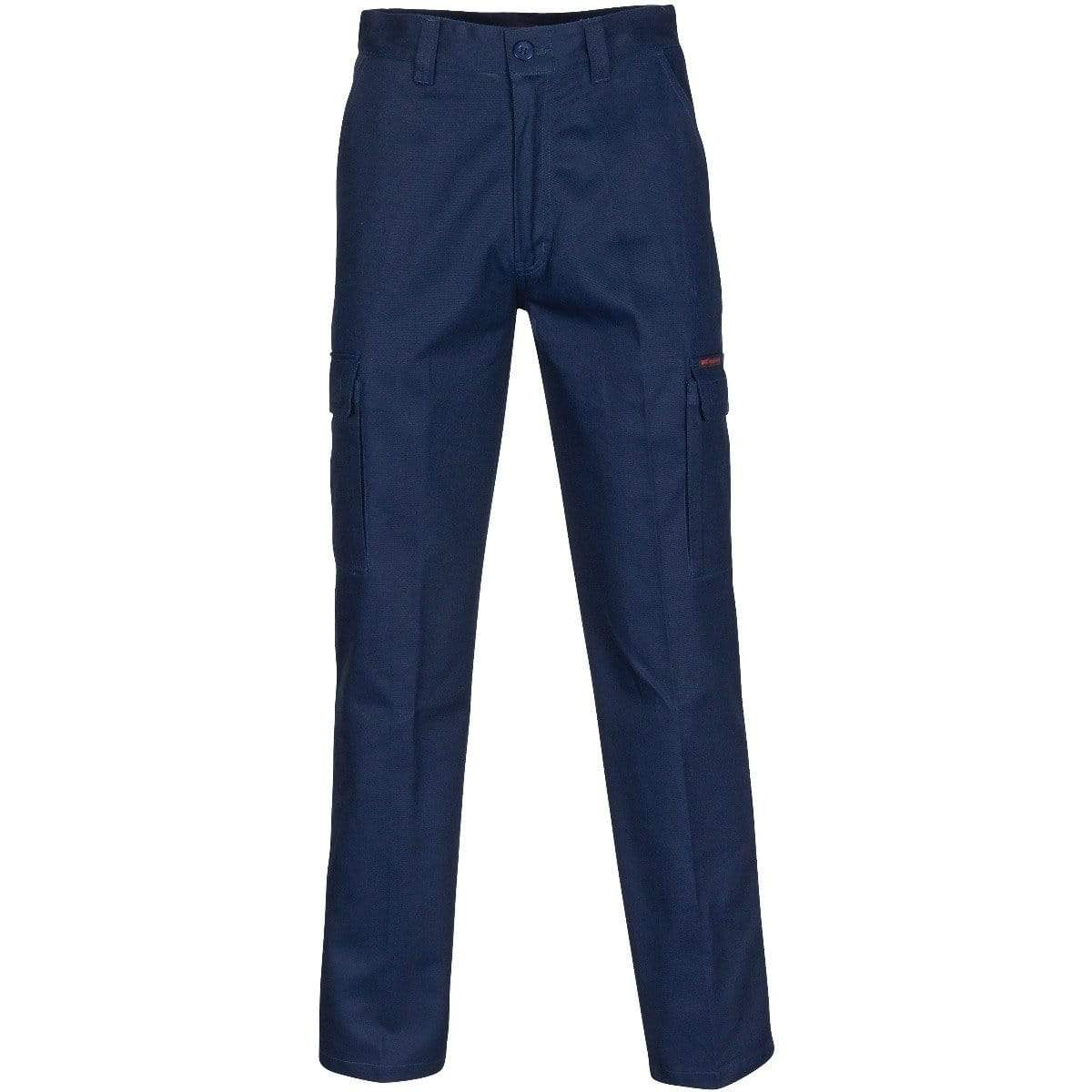 DNC Workwear Work Wear Navy / 72R DNC WORKWEAR Middle Weight Cotton Double Slant Cargo Pants 3359