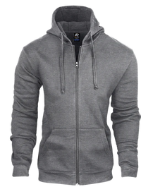 Adult Zip Hoodie 1528 Casual Wear Aussie Pacific XS Charcoal 