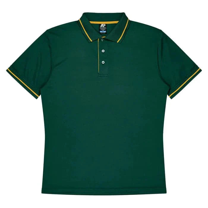 Aussie Pacific Cottesloe Men's Polo Shirt 1319  Aussie Pacific BOTTLE/GOLD S 