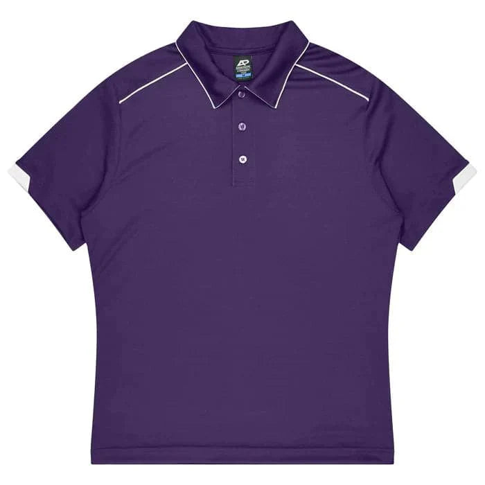 Aussie Pacific Currumbin Men's Polo Shirt 1320  Aussie Pacific PURPLE/WHITE S 