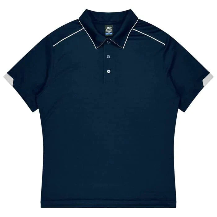 Aussie Pacific Currumbin Kids Polo Shirt 3320  Aussie Pacific NAVY/WHITE 4 