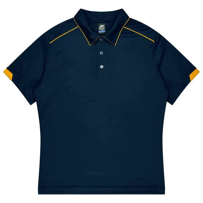 Aussie Pacific Currumbin Kids Polo Shirt 3320  Aussie Pacific NAVY/GOLD 4 