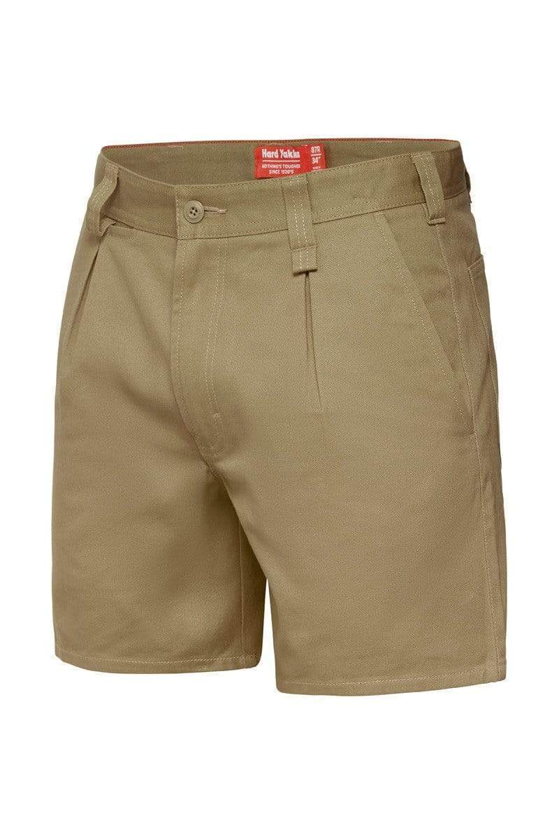 Hard Yakka Drill Work Shorts Y05350 Work Wear Hard Yakka Khaki 72R 