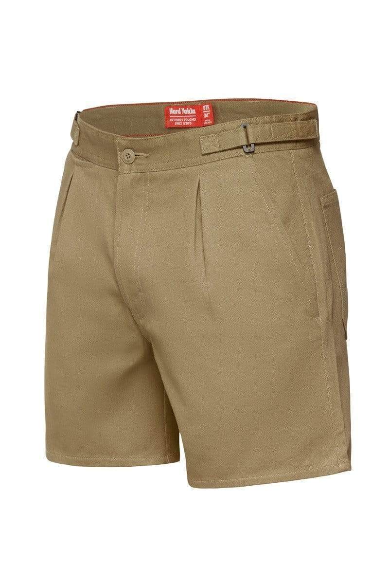 Hard Yakka Drill Shorts Y05340 Work Wear Hard Yakka Khaki (KHA) 72R 