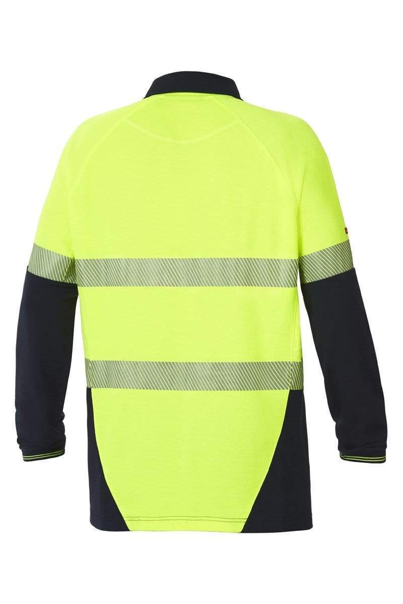 Hard Yakka Work Wear Hard Yakka HV2T LS VENT POLO T Y11379