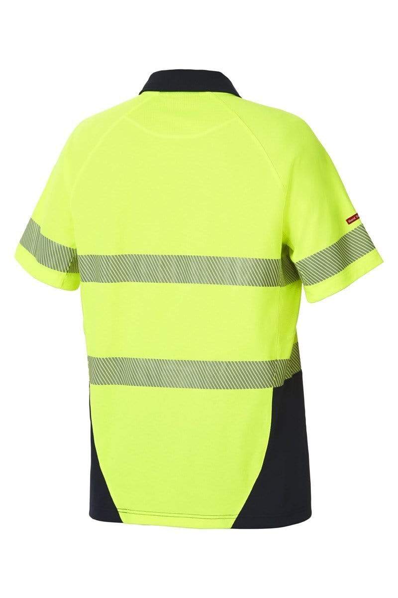 Hard Yakka Hi Vis Taped Polo Shirt Y11383 Work Wear Hard Yakka   