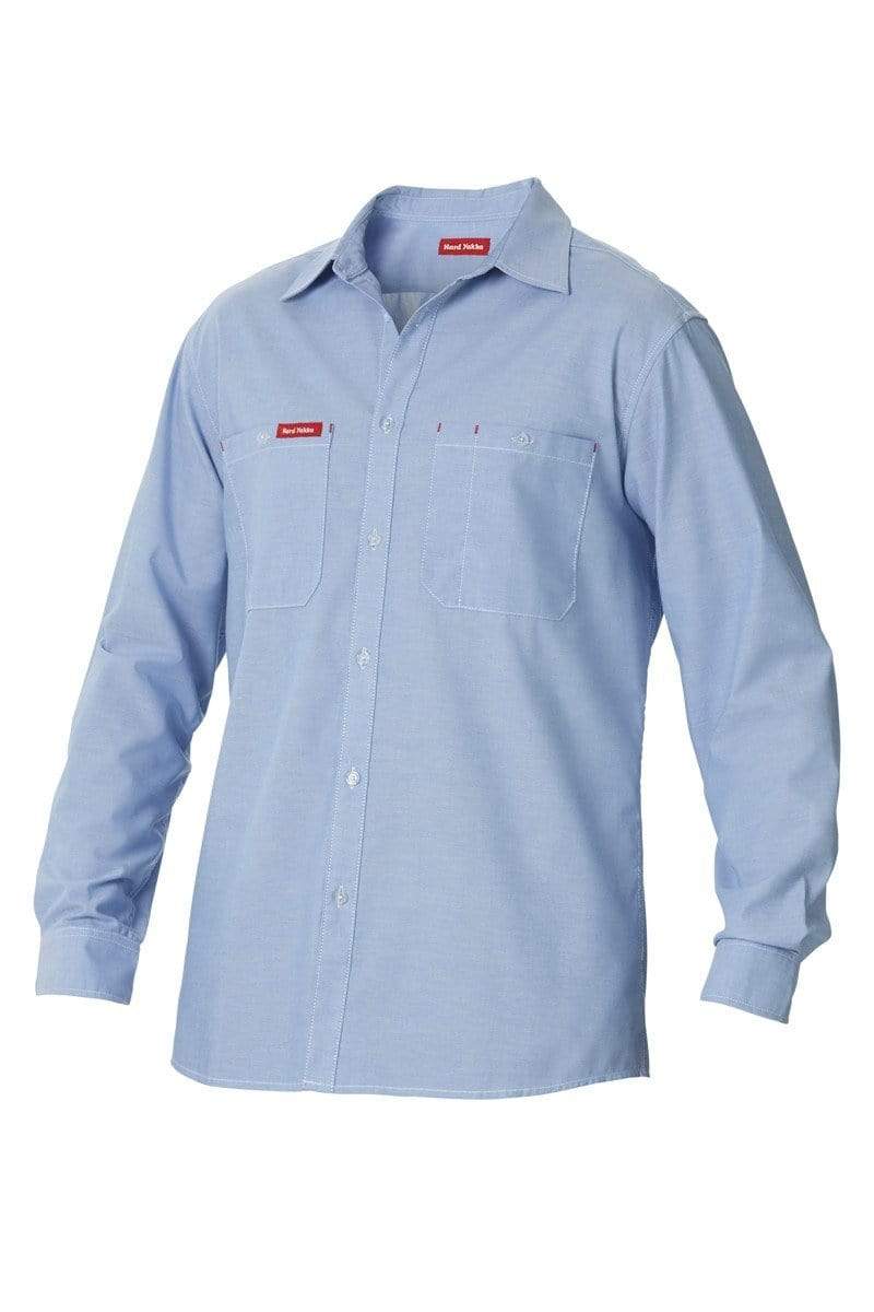 Hard Yakka Work Wear Hard Yakka LS CHAMBRAY SHIRT Y07338