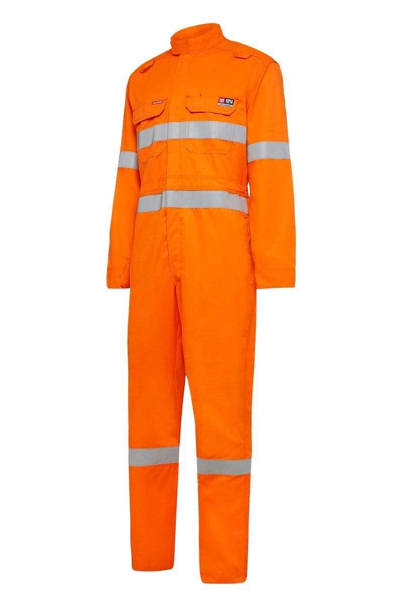 Hard Yakka Work Wear Safety Orange / 77R Hard Yakka shieldtec hi vis men's coverall Y00080