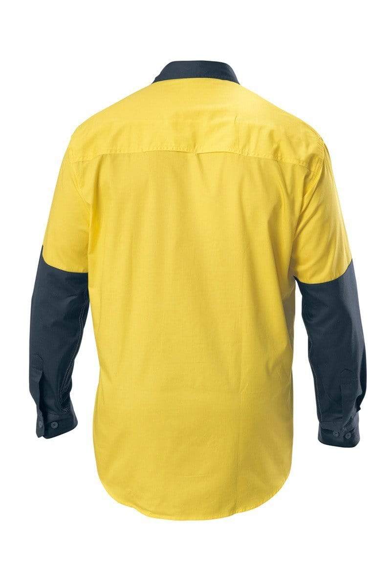 Hard Yakka Koolgear Hi-visibility Cotton Ventilated Shirt Y07558 Work Wear Hard Yakka   