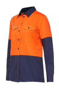 Hard Yakka Women's Work Hi Vis Shirt Y08225 Work Wear Hard Yakka   