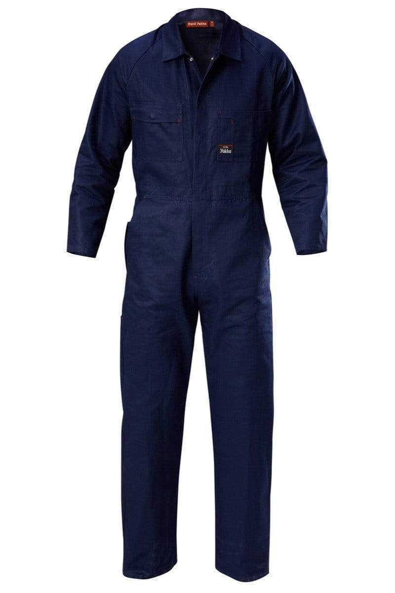 Hard Yakka Drill Coverall Y00010 Work Wear Hard Yakka Navy 72 R 