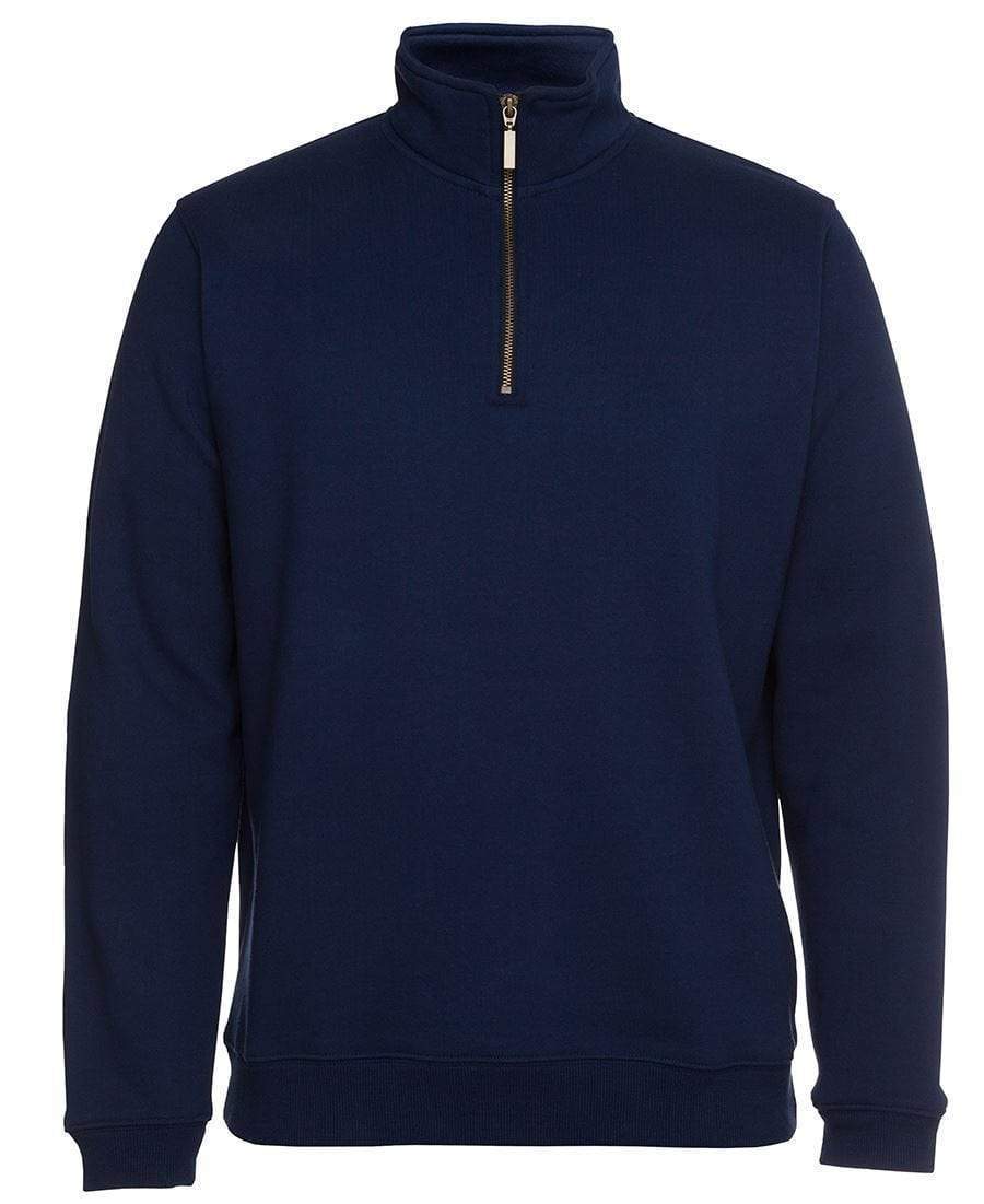 Jb's Wear Active Wear Jnr Navy / S JB'S C.O.C 1/2 Brass Zip Sweat S3FSZ