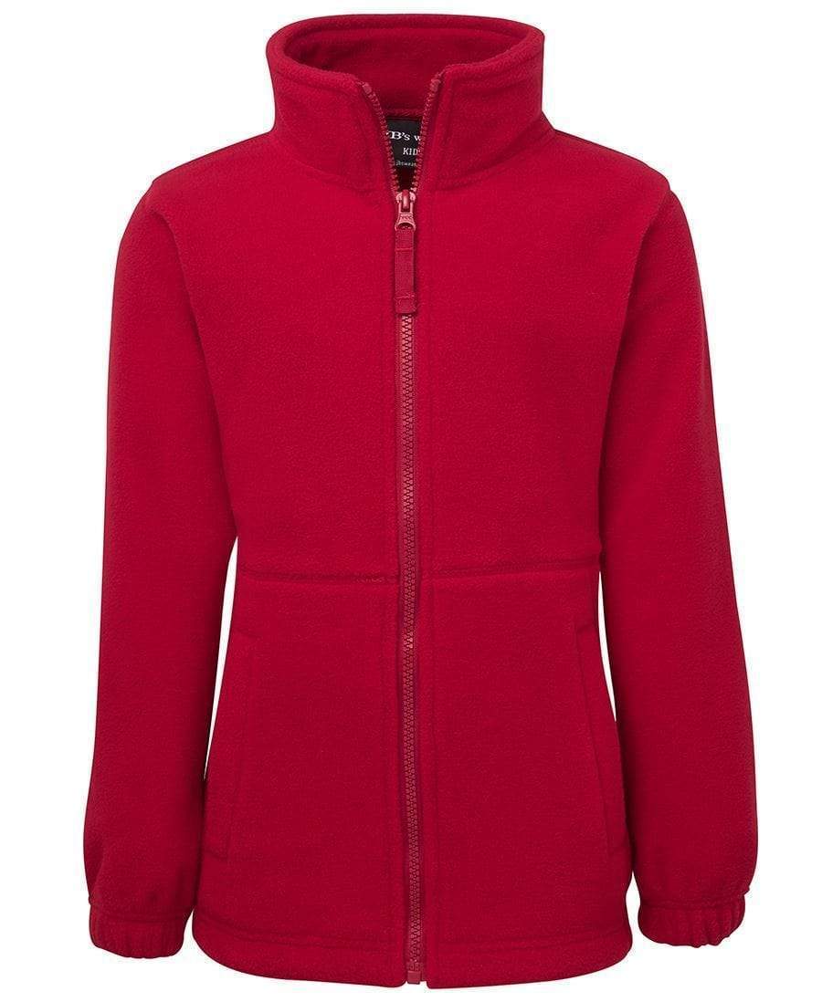 Jb's Wear Active Wear Dk Red / S JB'S Kids and Adults Full Zip Polar Jacket 3FJ