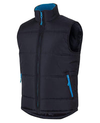 JB's puffer contrast vest 3ACV Casual Wear Jb's Wear Black/Aqua 2XS 