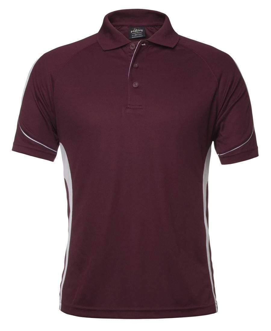 Jb's Wear Casual Wear Maroon/White / S JB'S Kid’s and Adult’s Bell Polo 7BEL