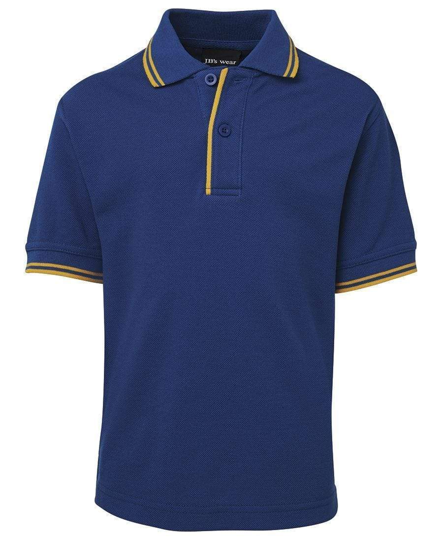 Jb's Wear Casual Wear Royal/Gold / 4 JB'S Kid’s Contrast Polo