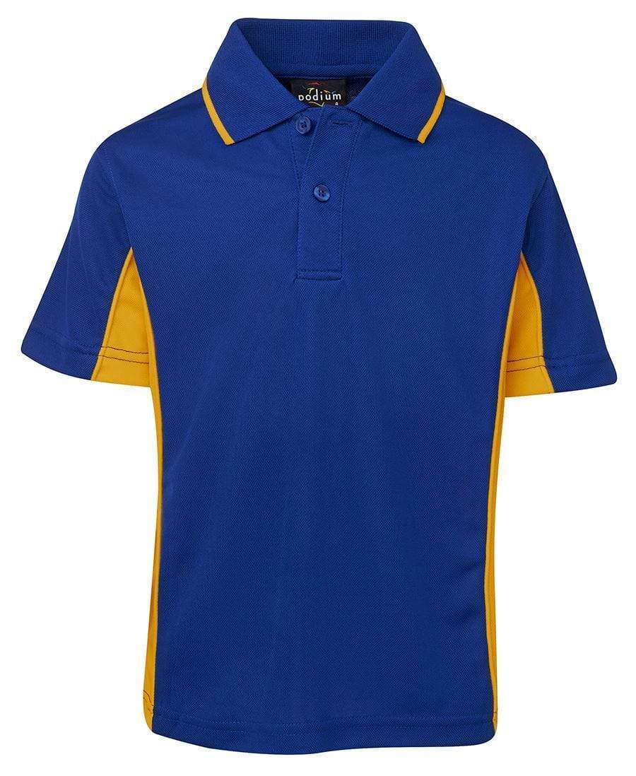 Jb's Wear Casual Wear Royal/Gold / 4 JB'S Kid’s Contrast Polo 7PP3