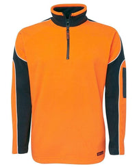 Jb's Wear Work Wear JB'S Hi-Vis Arm Panel Polar Sweat 6H4AP