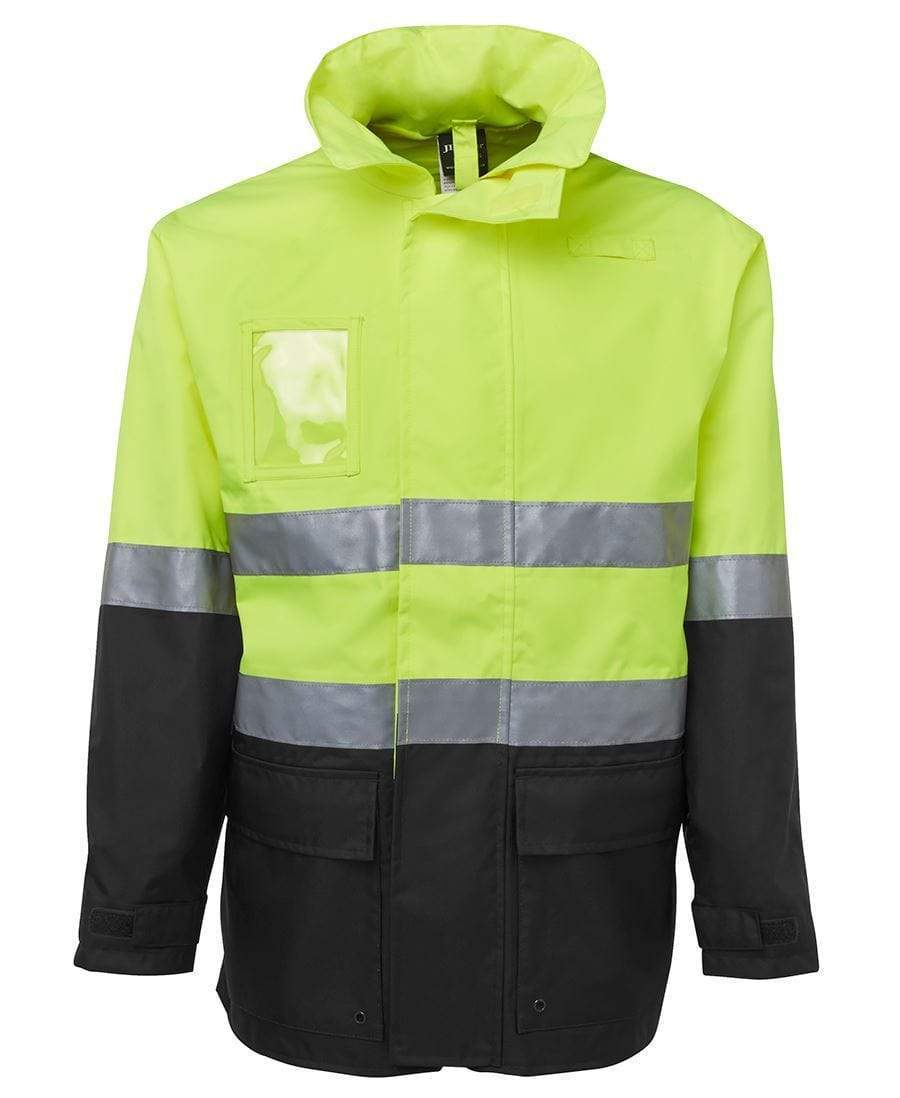 Jb's Wear Work Wear Lime/Black / S JB'S Hi-Vis Long Line Jacket 6DNLL