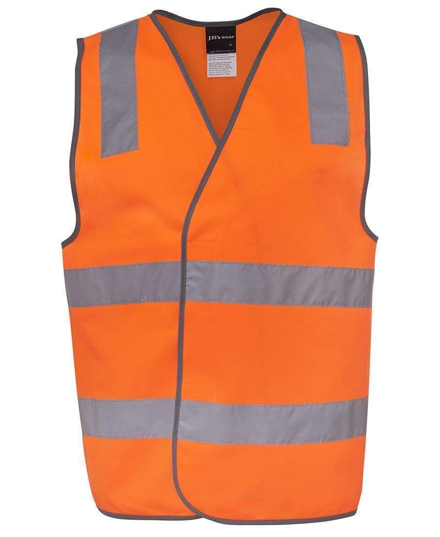 Jb's Wear Work Wear Orange / S JB'S Hi-Vis Safety Vest 6DNSV