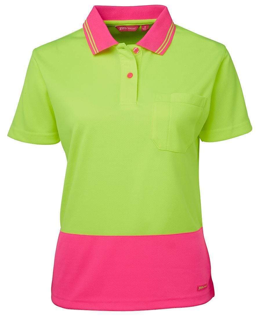 Jb's Wear Work Wear JB'S Women’s Hi-Vis Short Sleeve Comfort Polo 6LHCP