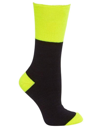 Jb's Wear Work Wear Black/Lime / Regular JB'S Work Socks (3 Pack) 6WWS