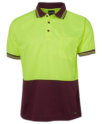 JB'S Hi-Vis Short Sleeve Traditional Polo 6HVPS.