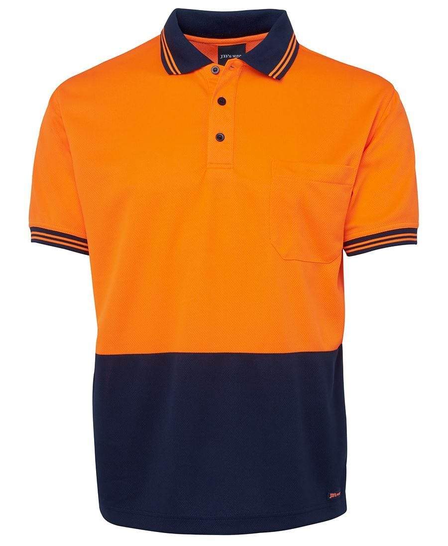 JB'S Hi-Vis Short Sleeve Traditional Polo 6HVPS.