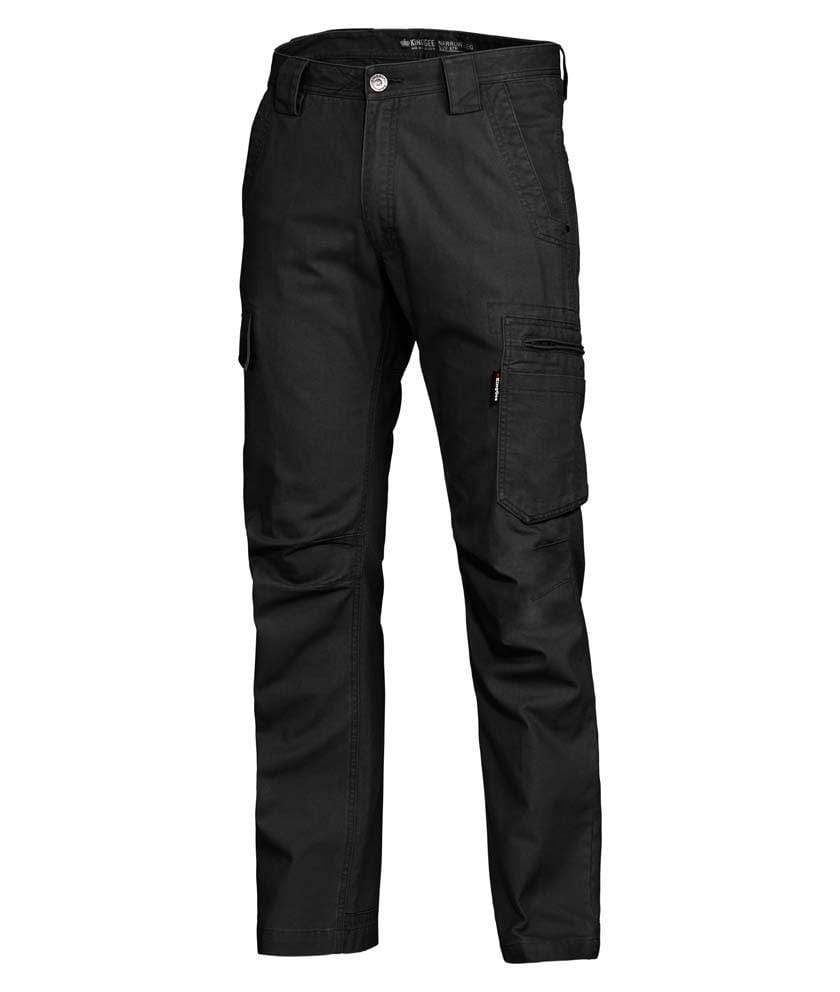 KingGee Work Wear Black / 72R KingGee Canvas Tradie Pants  K13280