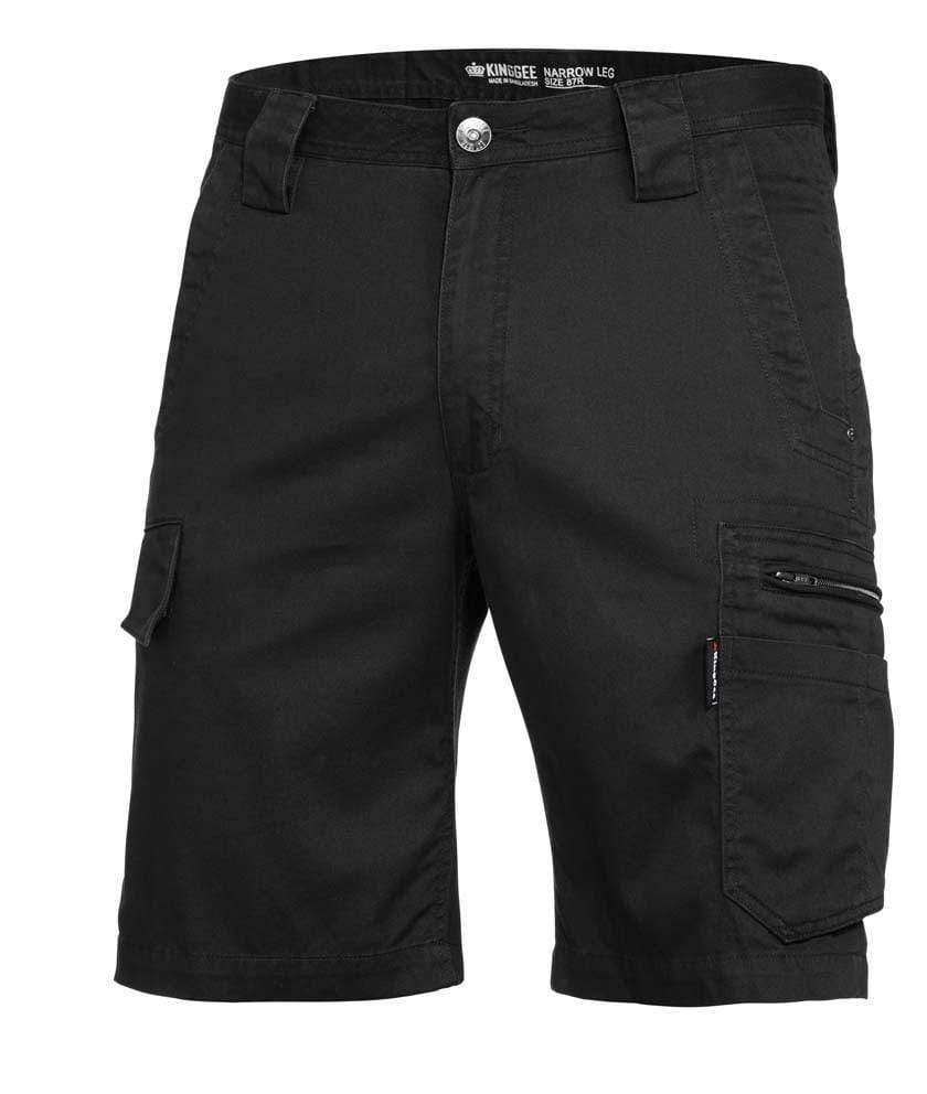 KingGee Work Wear Black / 72 R KingGee Tradie Summer Short K17340