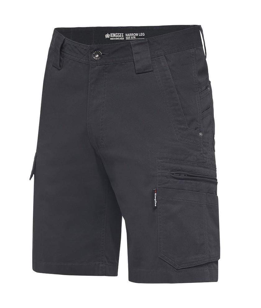 KingGee Work Wear Charcoal / 72 R KingGee Tradie Summer Short K17340