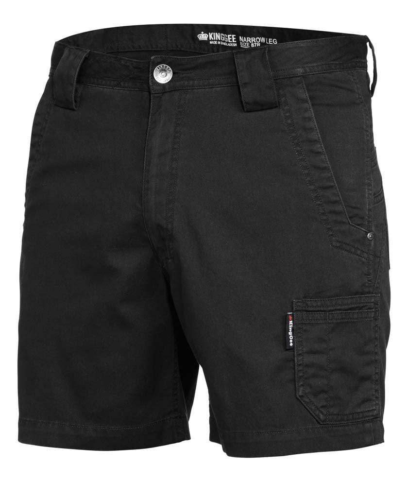 KingGee Work Wear Black / 72 R KingGee Tradie Summer Short Short K17330