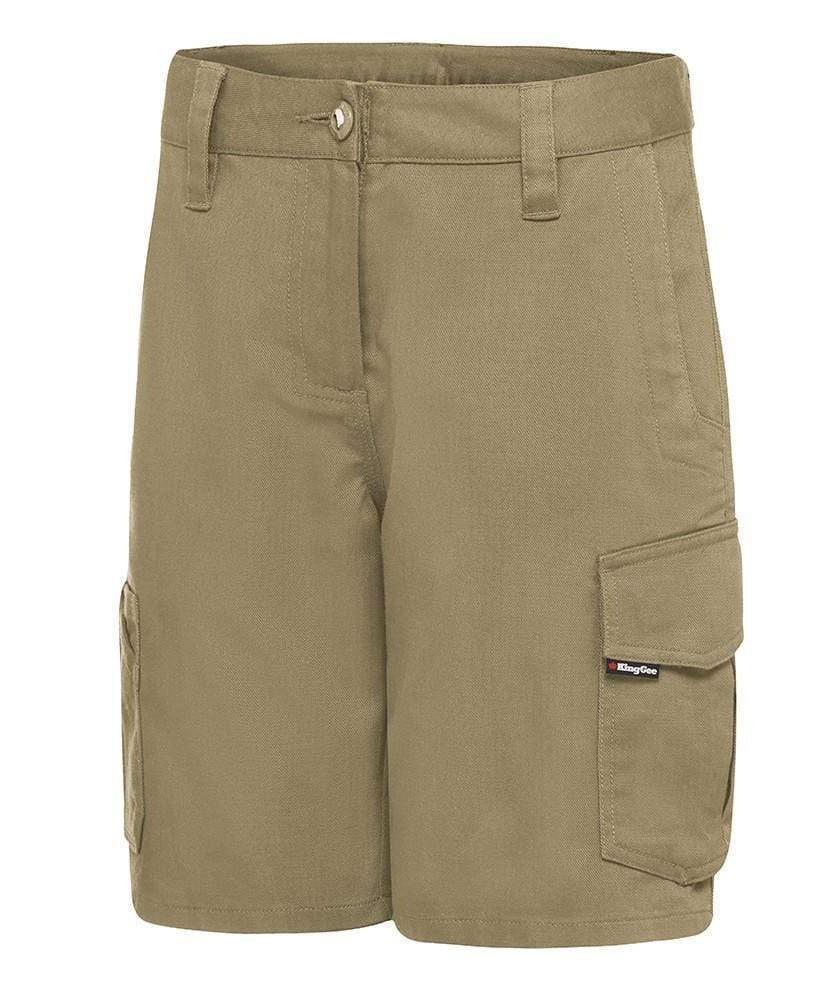 KingGee Work Wear Khaki / 6 KingGee Womens Workcool 2 Shorts K47000