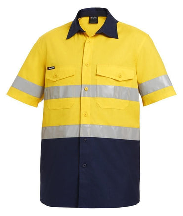 KingGee Work Wear KingGee Workcool 2 Reflective Spliced Shirt S/S  K54885