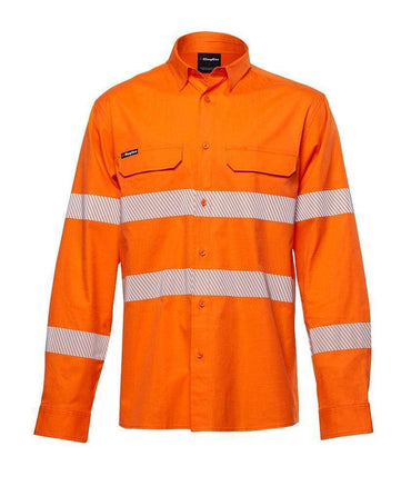 KingGee Work Wear KingGee Workcool Pro Hi Vis Reflective Shirt L/S ( NEW) K54031