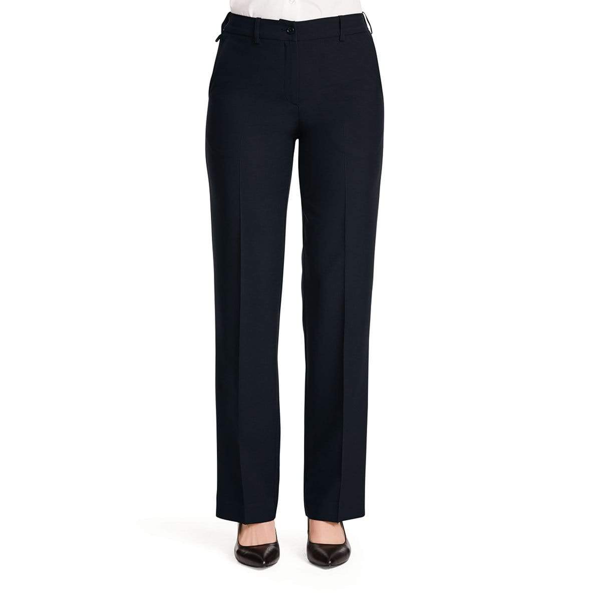 NNT Corporate Wear Navy / 6 NNT Elastic Waist Straight Leg Pant CAT3NY