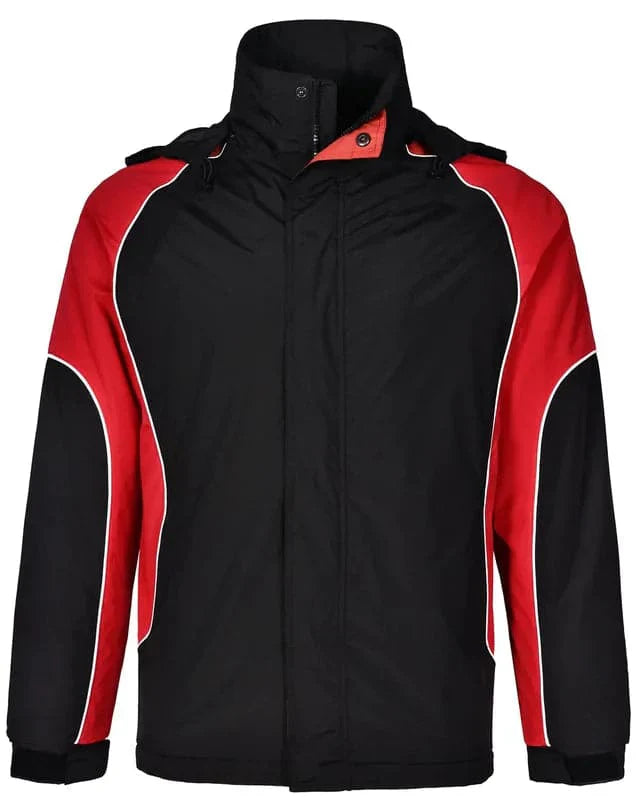 Winning Spirit Arena Unisex Jacket JK77 Casual Wear Winning Spirit 2XS Black/White/Red 