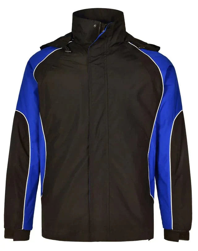 Winning Spirit Arena Unisex Jacket JK77 Casual Wear Winning Spirit 2XS Black/White/Royal 