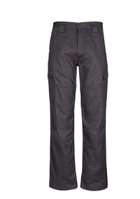 SYZMIK Men’s Midweight Drill Cargo Pants (Regular) ZW001 Work Wear Syzmik Charcoal 87R 